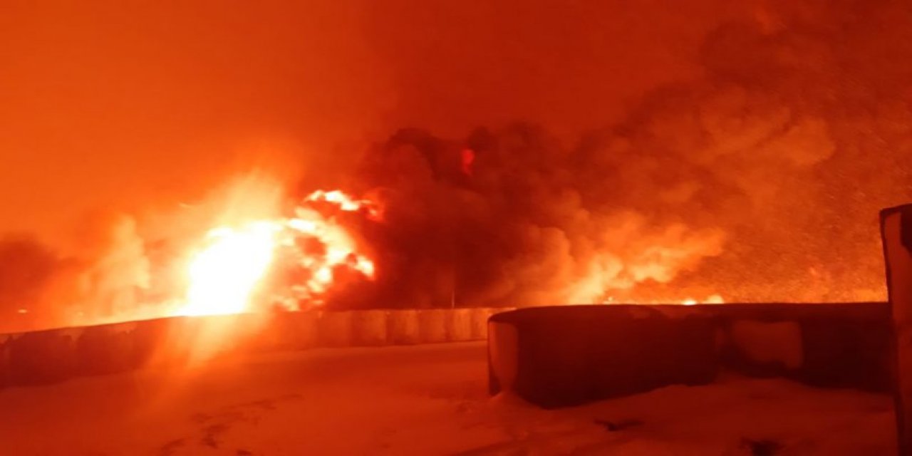Petrol boru hattı patladı, ulaşım durdu
