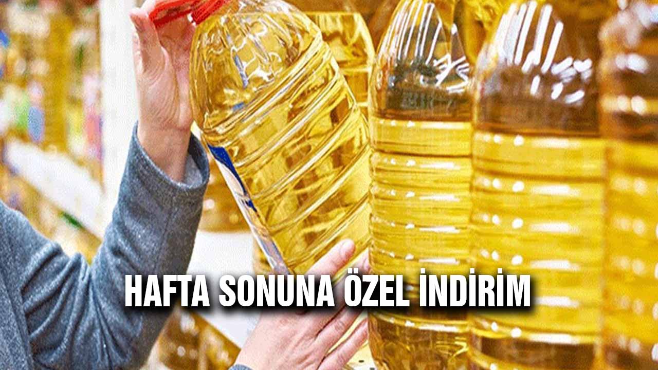 Marketlerden Hafta Sonu Çılgınlığı! Ayçiçek Yağlarında % 50 İndirim yaptılar
