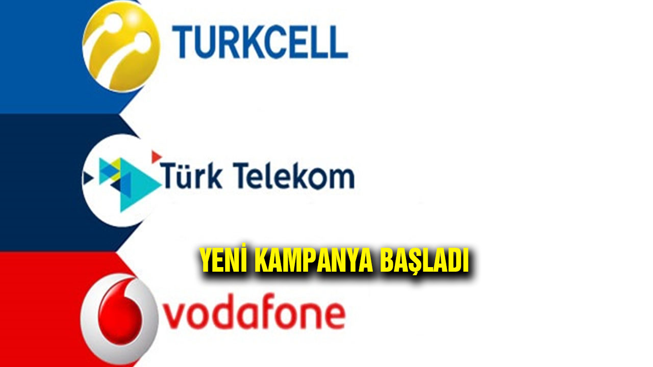 Vodafone, Turkcell ve Türk Telekomdan kullananlara 15 GB Bedava İnternet Fırsatı
