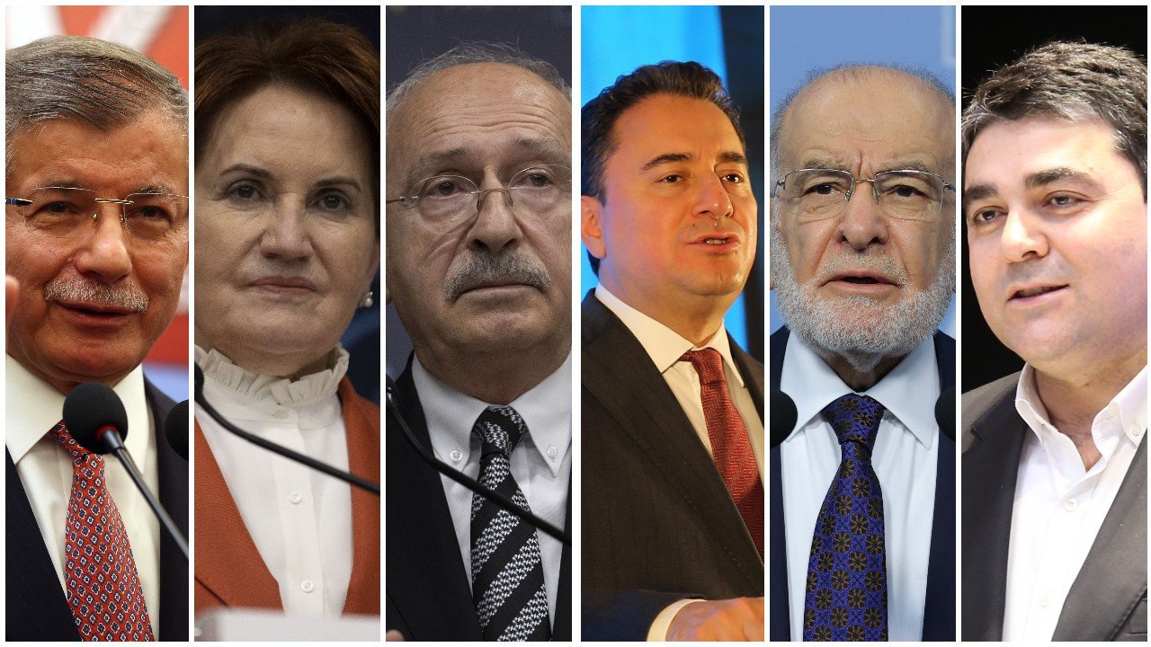 Altı muhalefet liderleri buluşuyor