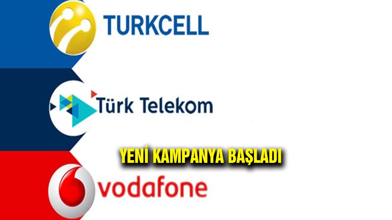 Vodafone, Turkcell ve Türk Telekomdan kullananlara 15 GB Bedava İnternet Fırsatı