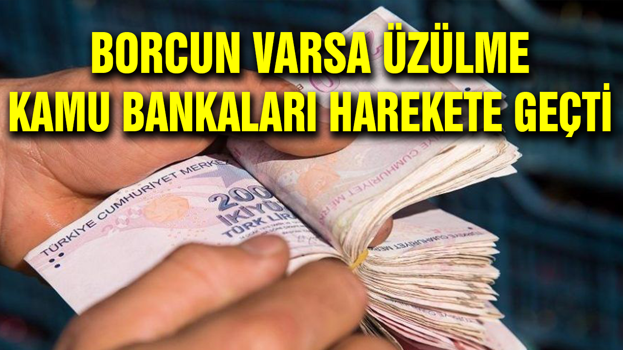 Borcunu ödeyemeyenler için ucuz kredi fırsatı! Ziraat Bankası, Vakıfbank, Halkbank...
