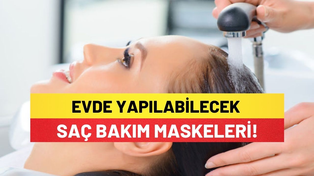 Evde Yapılabilecek Saç Bakım Maskeleri!