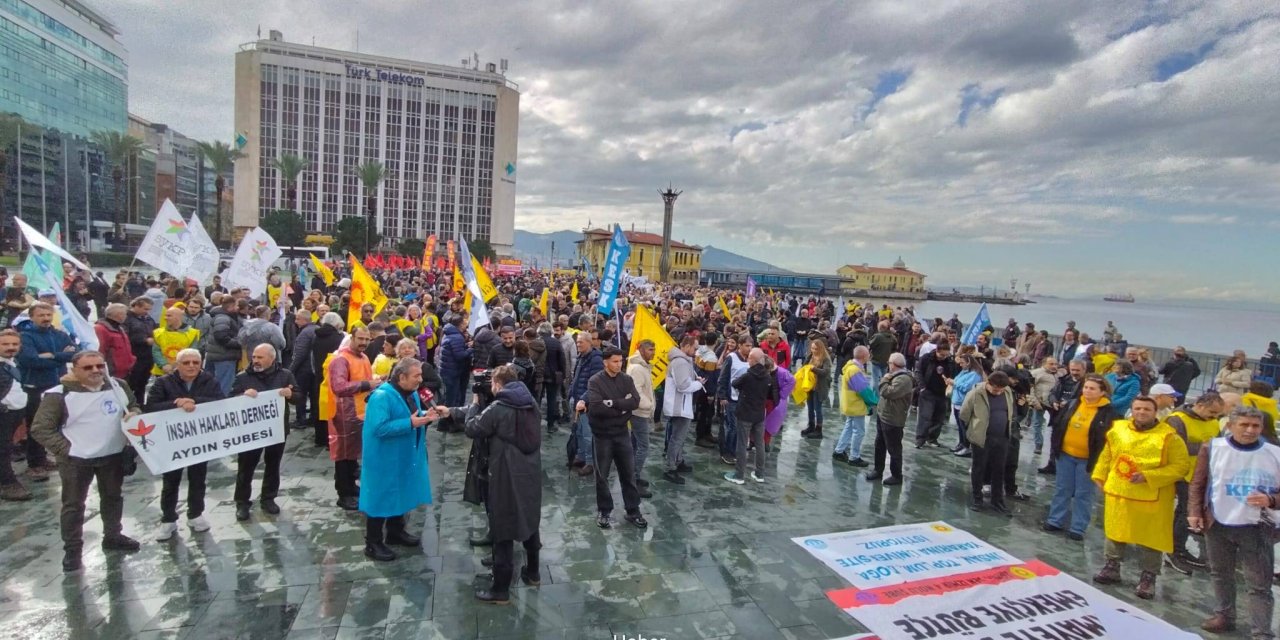 KESK’in “Geçinemiyoruz” Mitingine katılan on binlerce kamu emekçisi iktidara seslendi