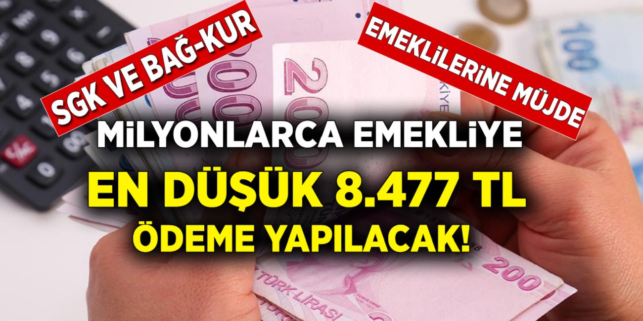 SGK'dan son dakika müjdesine göre SGK, SSK, Bağ-kur'lulara 8.477 TL Toplu para ödemesi verilecek!!