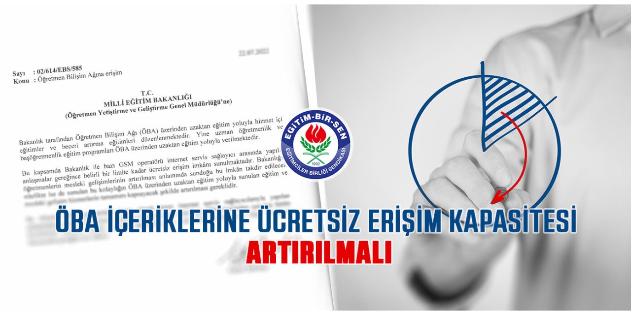 ÖBA  içeriklerine ücretsiz erişim kapasitesi artırılmalı!