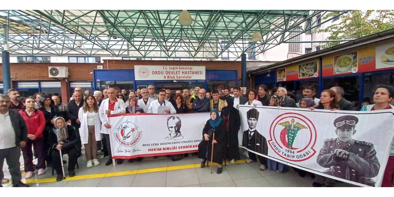 Ordu Tabip Odası ve Hekim Birliği’nden ortak açıklama: Ordu Devlet Hastanesi korunsun