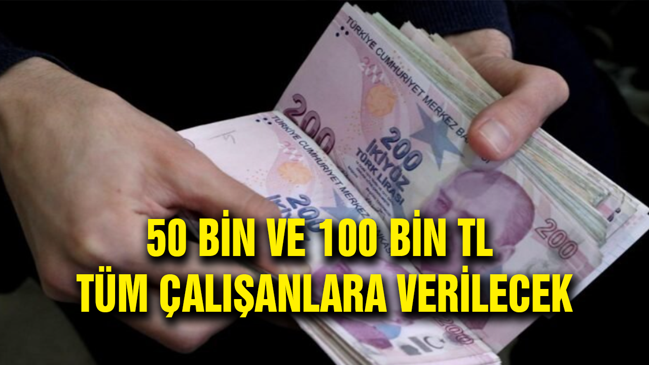 Milyonlarca çalışanı ilgilendiriyor! 50.000 TL ve 100.000 TL veriliyor! 3 ay geri ödemesiz alabilirsiniz