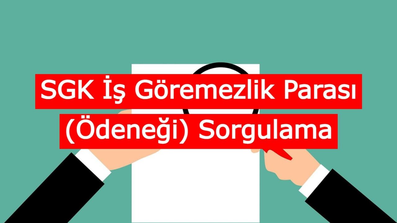 2021 İş Göremezlik Ödeneği Sorgulaması Nasıl Yapılır?