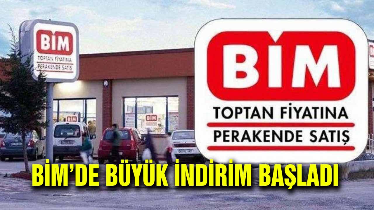 BİM bu ürünlere tam %40 indirim yaptı, yetişen alıyor