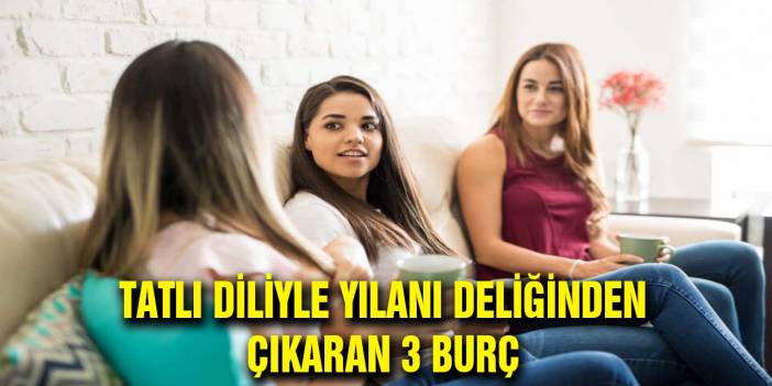 Bu burçlar tatlı dilleri sayesinde resman yılanı deliğinden çıkarabilir..