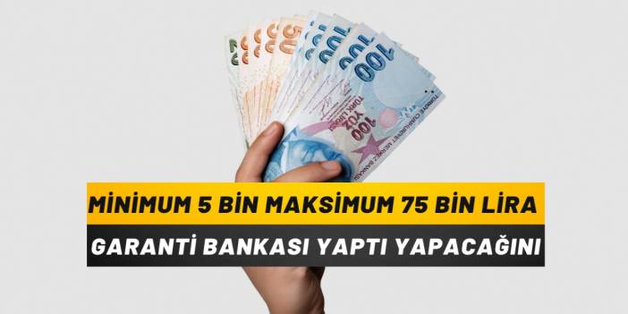 Emekliler anında 75 bin lira kredi verilecek!