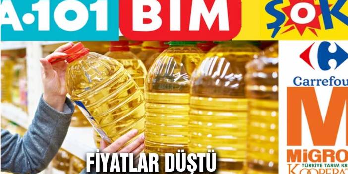 Ayçiçek yağı 20 liraya düştü! A101, BİM, ŞOK, Migros Ayçiçek Yağı güncel fiyatları