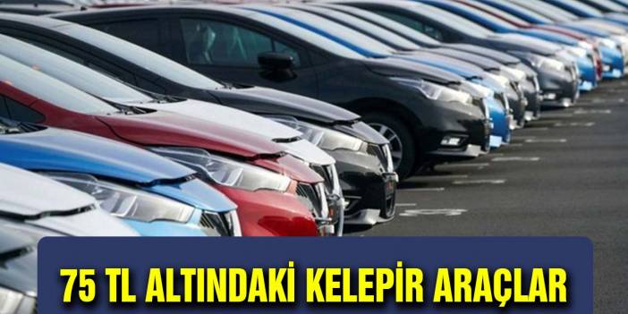 Otomobil almak isteyenler 75 bin tl altında olan ikinci el satılık araçları listeledik