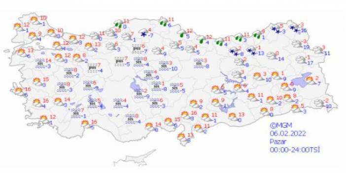 Meteoroloji'den haritalı uyarı!